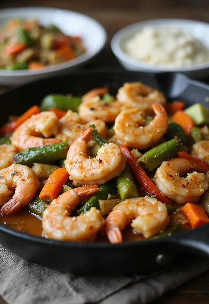 27 One Pot Seafood Recipes for Quick and Easy Meals 77 27 One Pot Seafood Recipes for Quick and Easy Meals - 13. Honey Garlic Shrimp Stir-Fry
