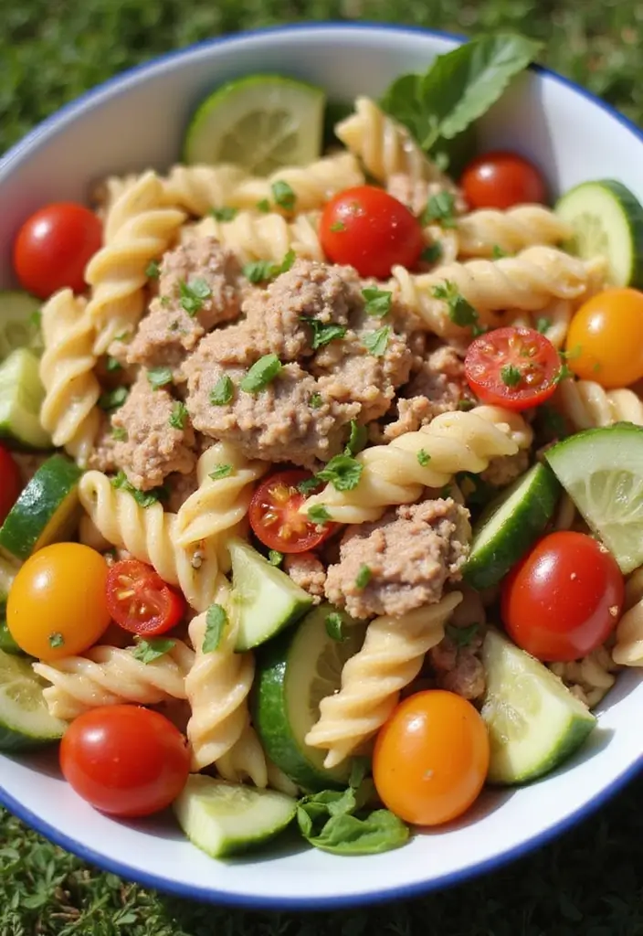 27 One Pot Seafood Recipes for Quick and Easy Meals 84 27 One Pot Seafood Recipes for Quick and Easy Meals - 14. Tuna Pasta Salad