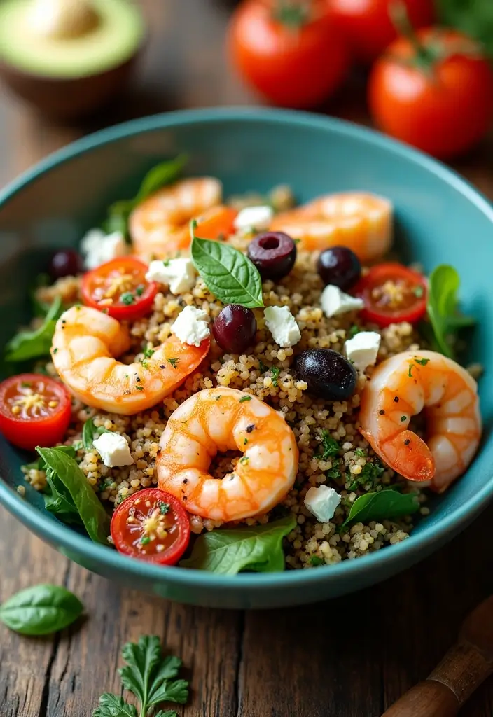 27 One Pot Seafood Recipes for Quick and Easy Meals 27 27 One Pot Seafood Recipes for Quick and Easy Meals - 5. Greek Shrimp and Quinoa