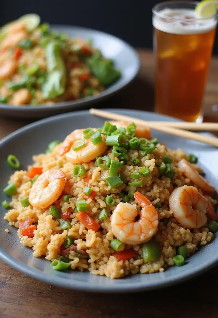 27 One Pot Seafood Recipes for Quick and Easy Meals 32 27 One Pot Seafood Recipes for Quick and Easy Meals - 6. Shrimp Fried Rice