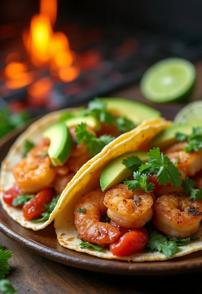 27 Pellet Grill Seafood Recipes for Smoky Flavor Lovers - 1. Smoky Shrimp Tacos