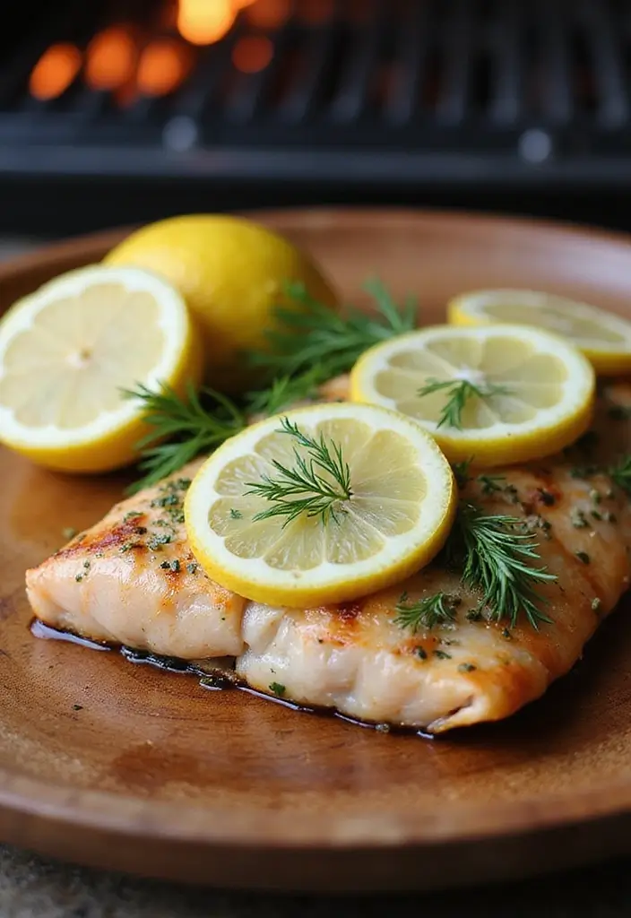 27 Pellet Grill Seafood Recipes for Smoky Flavor Lovers - 11. Lemon Herb Grilled Rainbow Trout
