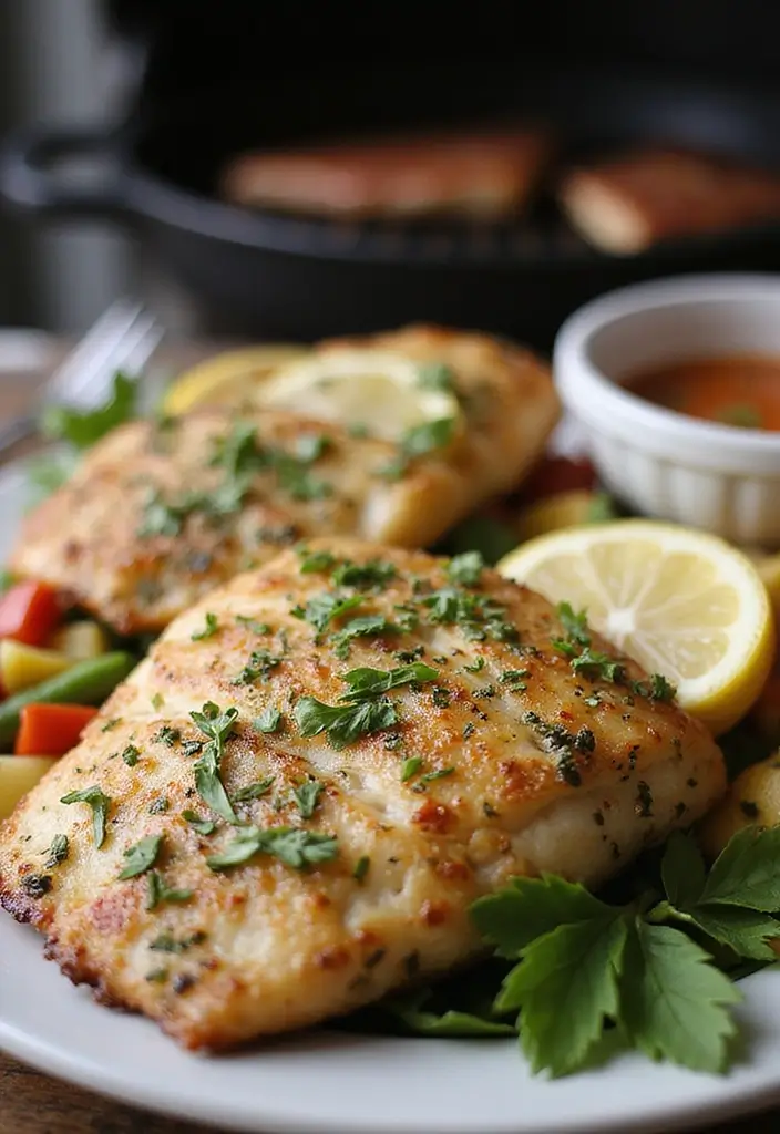 27 Pellet Grill Seafood Recipes for Smoky Flavor Lovers - 14. Herb-Crusted Grilled Tilapia