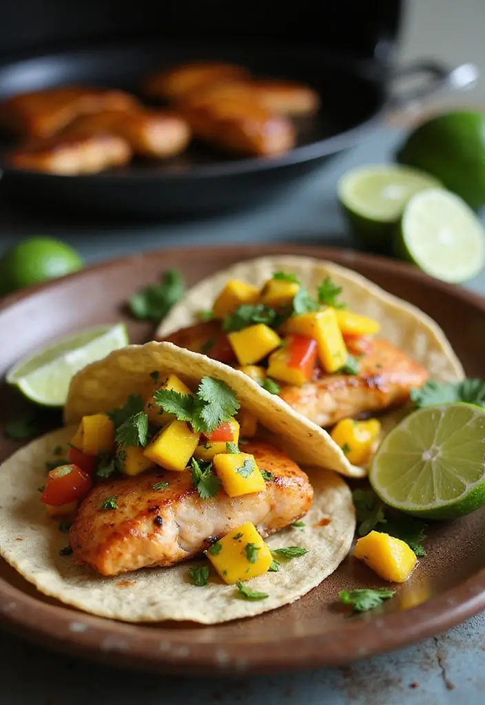 27 Pellet Grill Seafood Recipes for Smoky Flavor Lovers - 4. Smoked Fish Tacos with Mango Salsa
