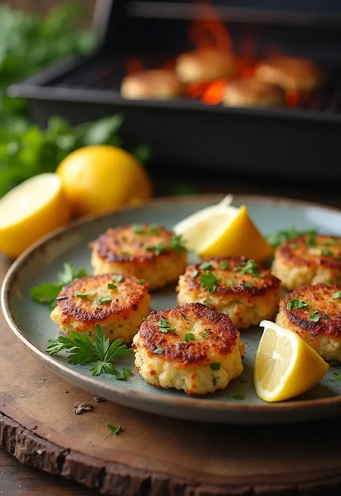 27 Pellet Grill Seafood Recipes for Smoky Flavor Lovers - 6. Smoked Crab Cakes