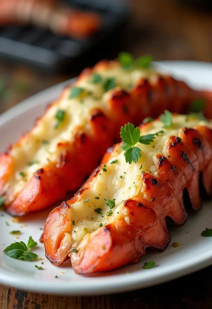 27 Pellet Grill Seafood Recipes for Smoky Flavor Lovers - 9. Smoked Lobster Tails