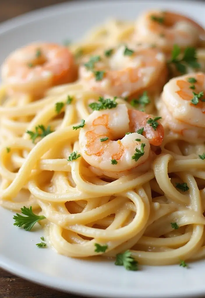 27 Seafood Fettuccine Alfredo Recipes for Creamy Perfection 1 27 Seafood Fettuccine Alfredo Recipes for Creamy Perfection - 1. Classic Shrimp Fettuccine Alfredo