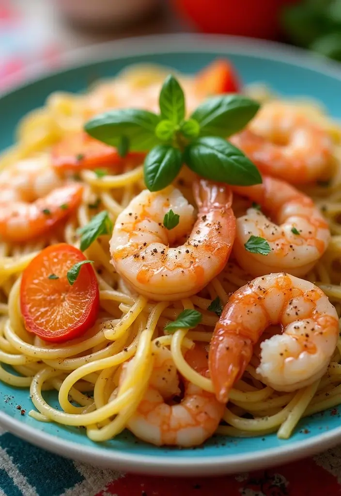 27 Seafood Fettuccine Alfredo Recipes for Creamy Perfection 109 27 Seafood Fettuccine Alfredo Recipes for Creamy Perfection - 17. Sweet Potato Fettuccine Alfredo with Shrimp