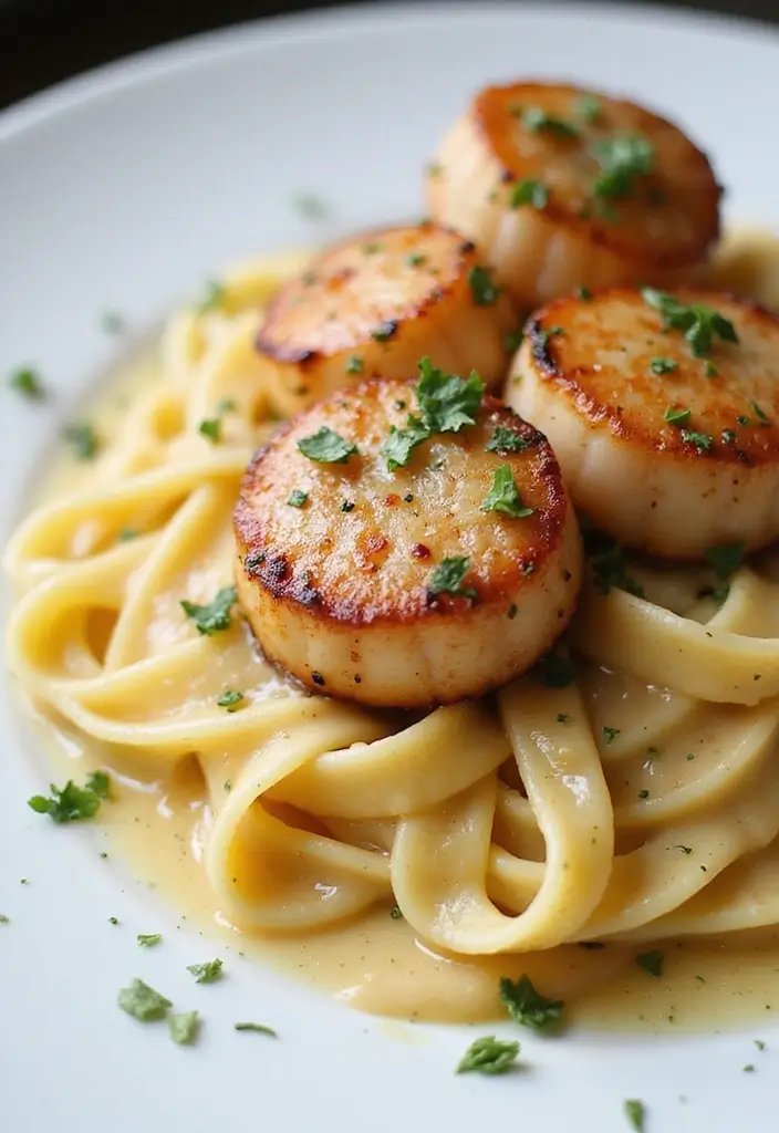 27 Seafood Pasta Recipes That Are Simple Yet Stunning 101 27 Seafood Pasta Recipes That Are Simple Yet Stunning - 17. Seared Scallops and Pasta