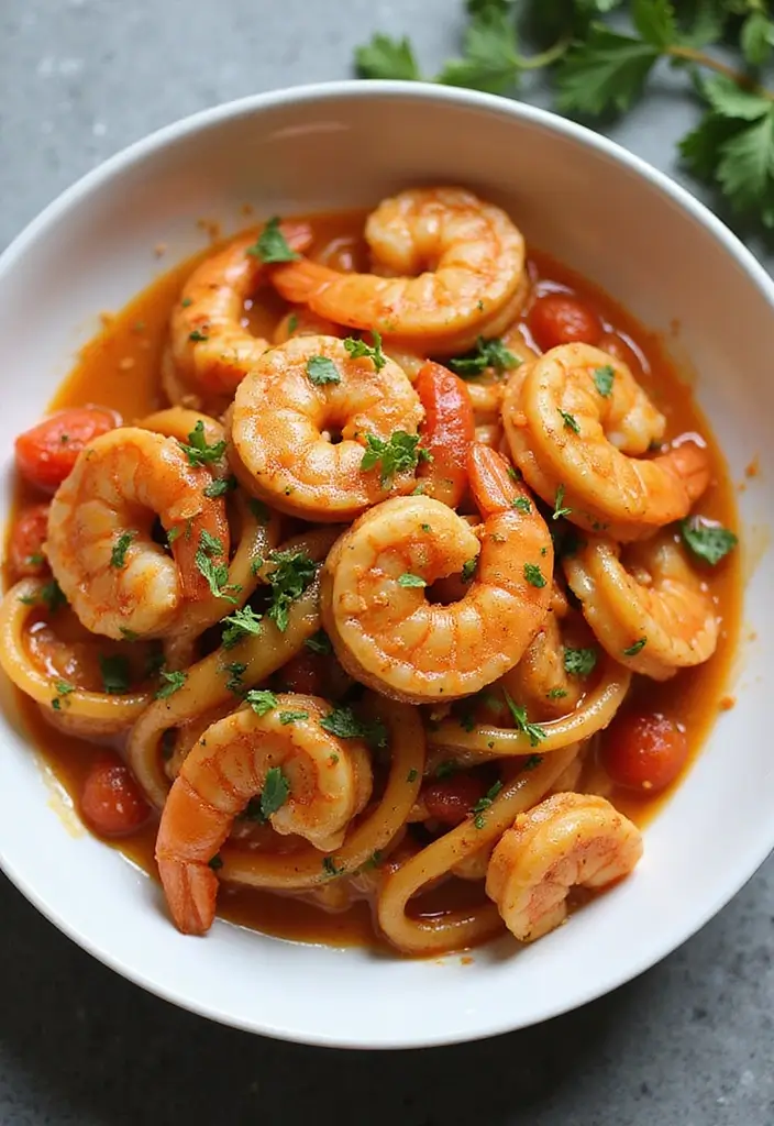27 Seafood Pasta Recipes That Are Simple Yet Stunning 108 27 Seafood Pasta Recipes That Are Simple Yet Stunning - 18. Creamy Tomato and Shrimp Pasta