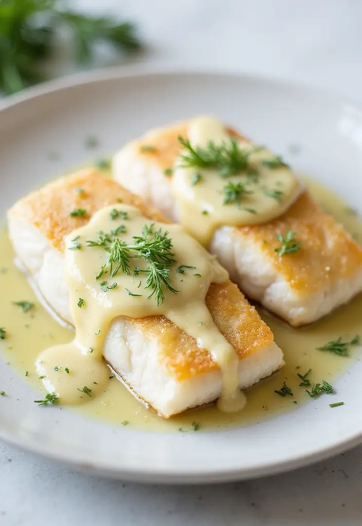 29 Seafood Dinner Recipes That Never Fail 22 29 Seafood Dinner Recipes That Never Fail - 4. Baked Cod with Lemon Dill Sauce