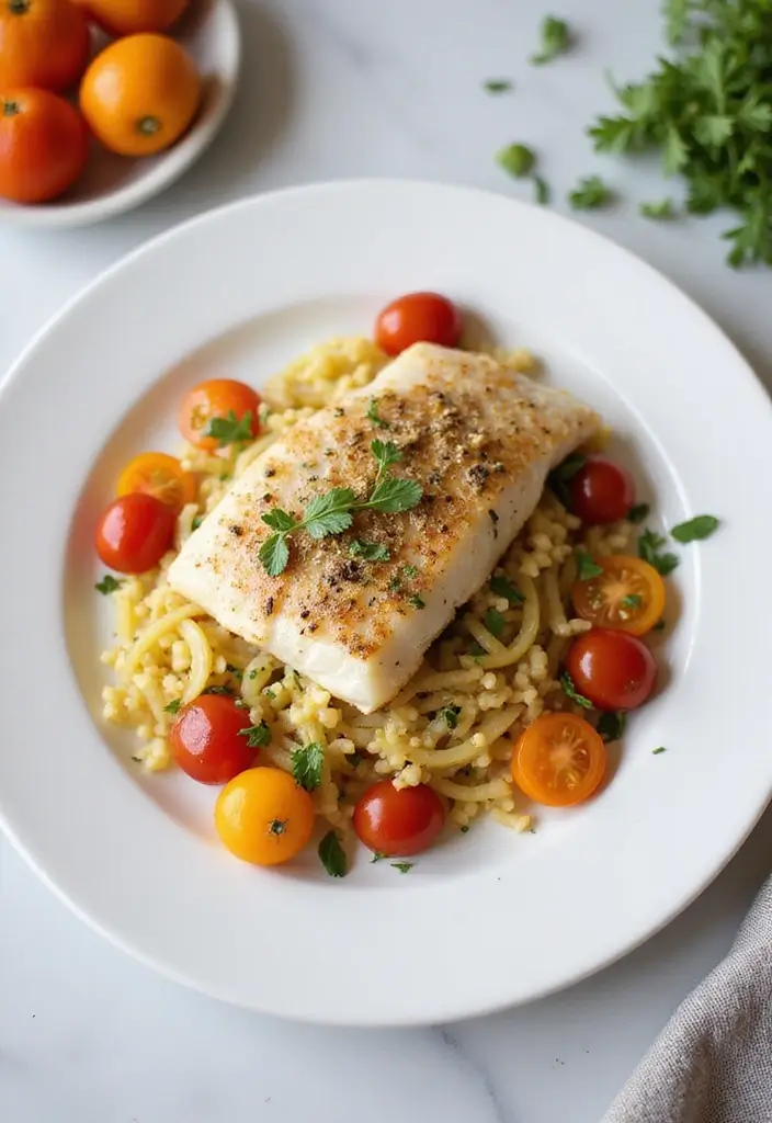 29 Seafood Dinner Recipes That Never Fail 43 29 Seafood Dinner Recipes That Never Fail - 7. Herbed Tilapia with Tomatoes