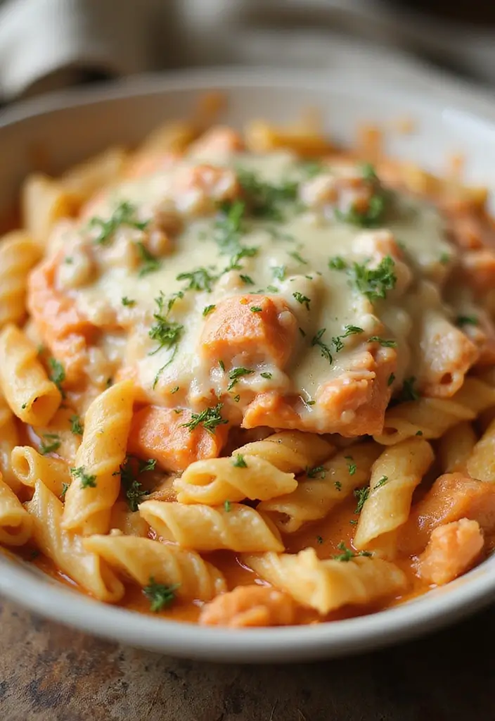 29 Seafood Pasta Bake Recipes for Cozy Family Dinners 50 29 Seafood Pasta Bake Recipes for Cozy Family Dinners - 10. Creamy Salmon and Dill Pasta Bake