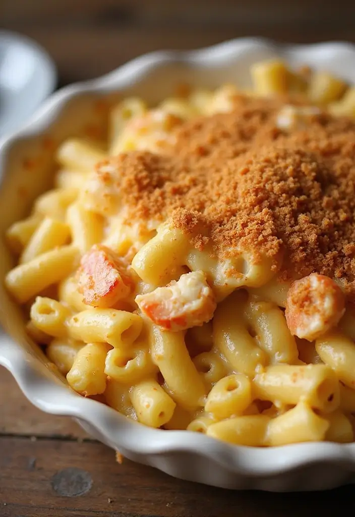 29 Seafood Pasta Bake Recipes for Cozy Family Dinners 64 29 Seafood Pasta Bake Recipes for Cozy Family Dinners - 12. Cheesy Lobster Mac and Cheese Bake