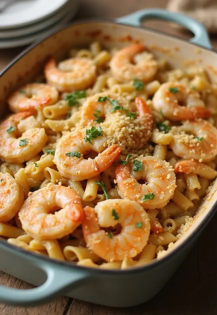 29 Seafood Pasta Bake Recipes for Cozy Family Dinners 71 29 Seafood Pasta Bake Recipes for Cozy Family Dinners - 13. Shrimp Scampi Pasta Bake