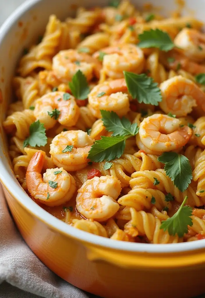 29 Seafood Pasta Bake Recipes for Cozy Family Dinners 111 29 Seafood Pasta Bake Recipes for Cozy Family Dinners - 19. Coconut Curry Shrimp Pasta Bake