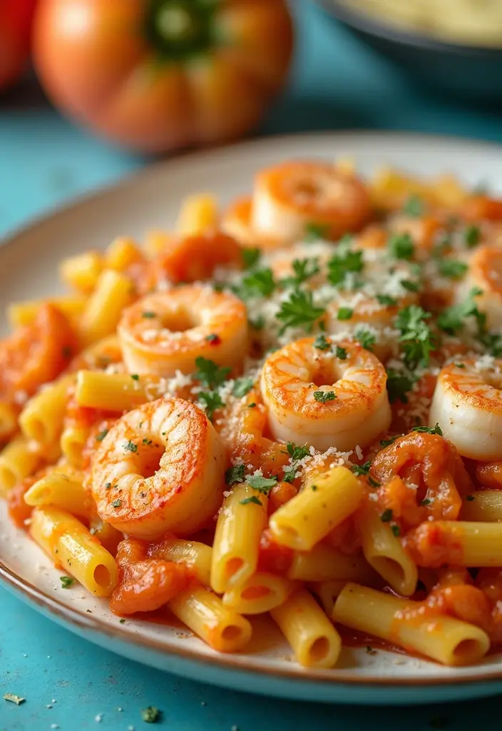 29 Seafood Pasta Bake Recipes for Cozy Family Dinners 125 29 Seafood Pasta Bake Recipes for Cozy Family Dinners - 21. Zesty Seafood Pasta Bake