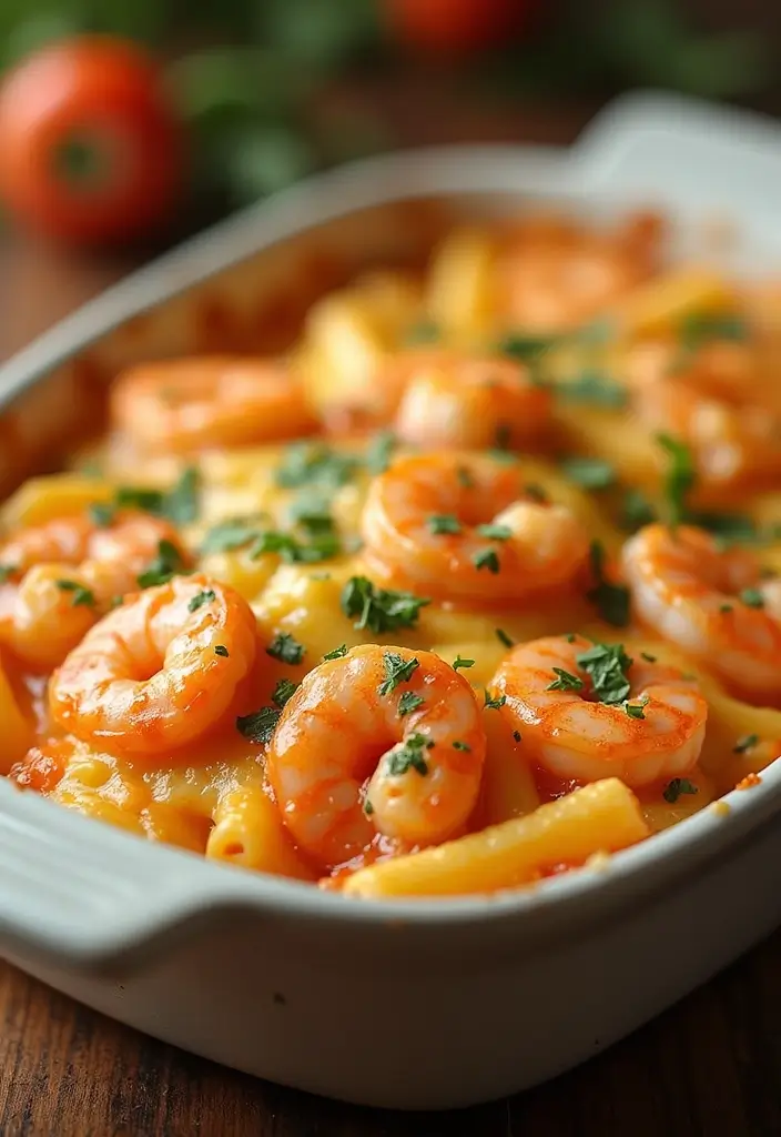 29 Seafood Pasta Bake Recipes for Cozy Family Dinners 159 29 Seafood Pasta Bake Recipes for Cozy Family Dinners - 27. Shrimp and Cheese Pasta Bake