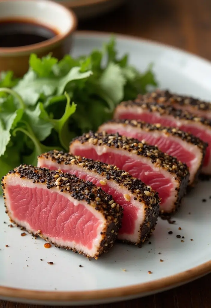 29 Shellfish Recipes and Seafood Dishes for Every Occasion - 19. Sesame Crusted Ahi Tuna