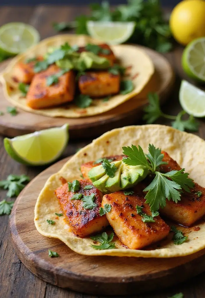 29 Shellfish Recipes and Seafood Dishes for Every Occasion - 21. Blackened Fish Tacos