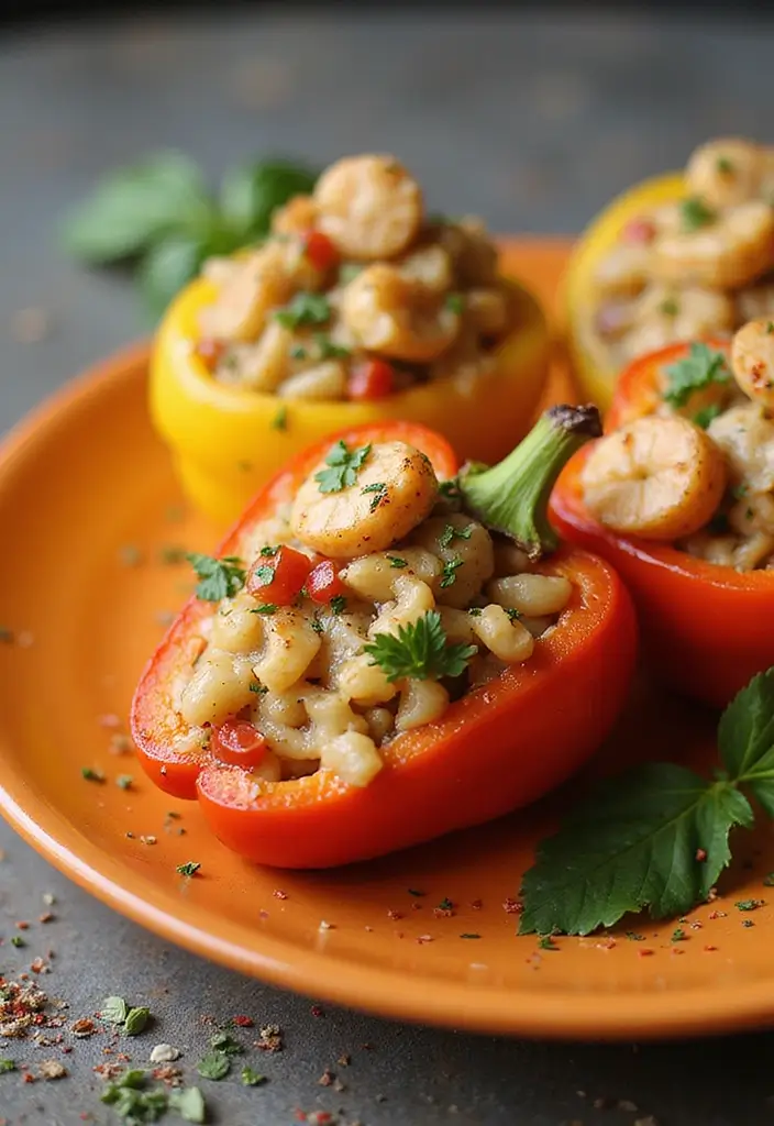 29 Shellfish Recipes and Seafood Dishes for Every Occasion - 26. Seafood Stuffed Peppers