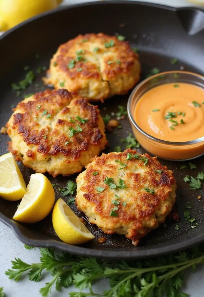 29 Shellfish Recipes and Seafood Dishes for Every Occasion - 3. Spicy Crab Cakes