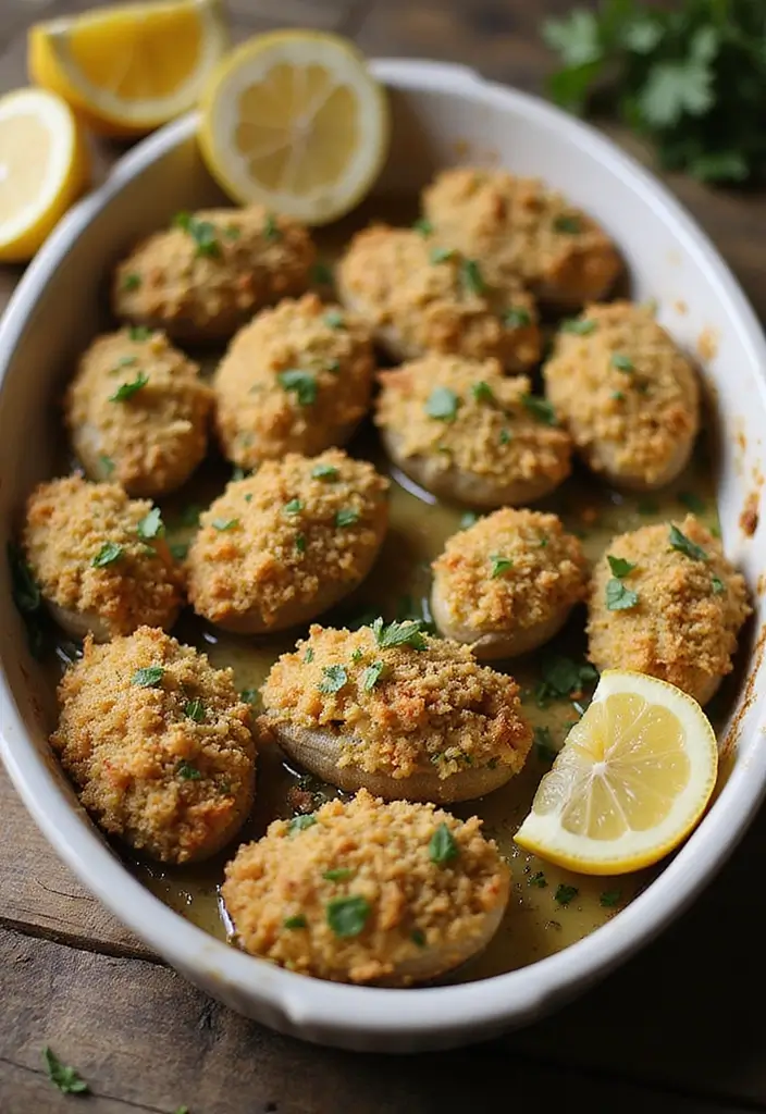 29 Shellfish Recipes and Seafood Dishes for Every Occasion - 6. Baked Stuffed Clams