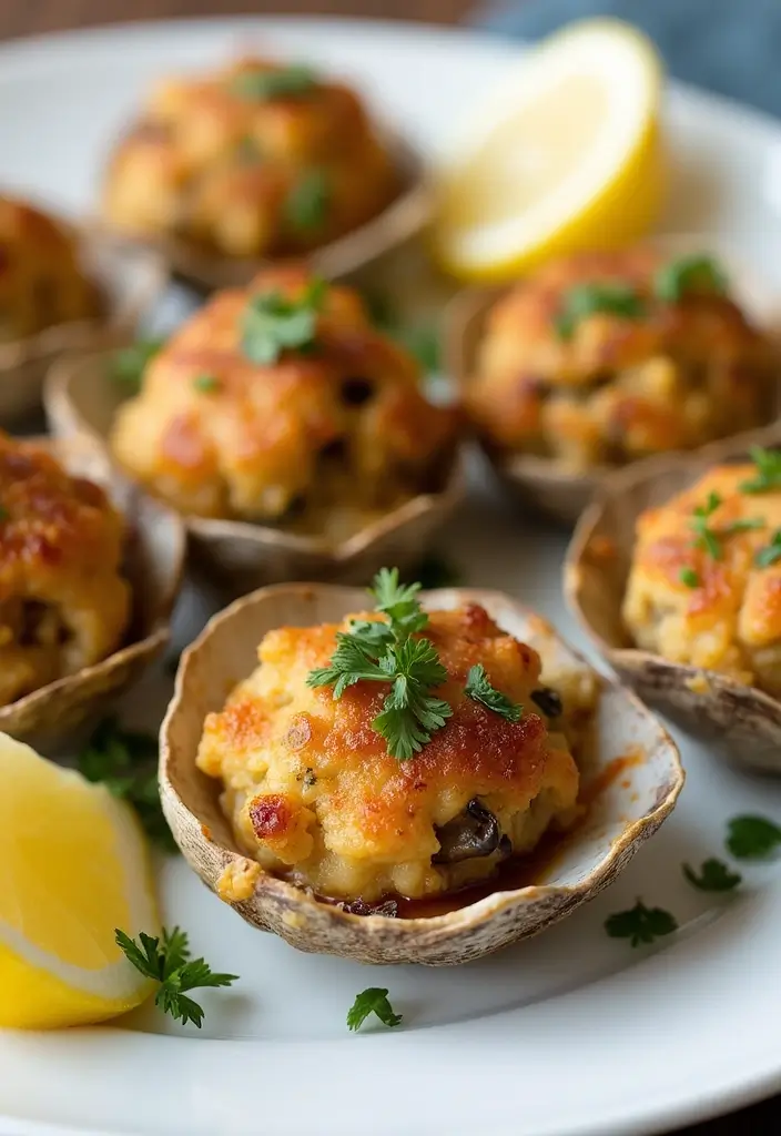 30 Best Seafood Dinner Recipes for Every Taste 98 30 Best Seafood Dinner Recipes for Every Taste - 16. Stuffed Clams
