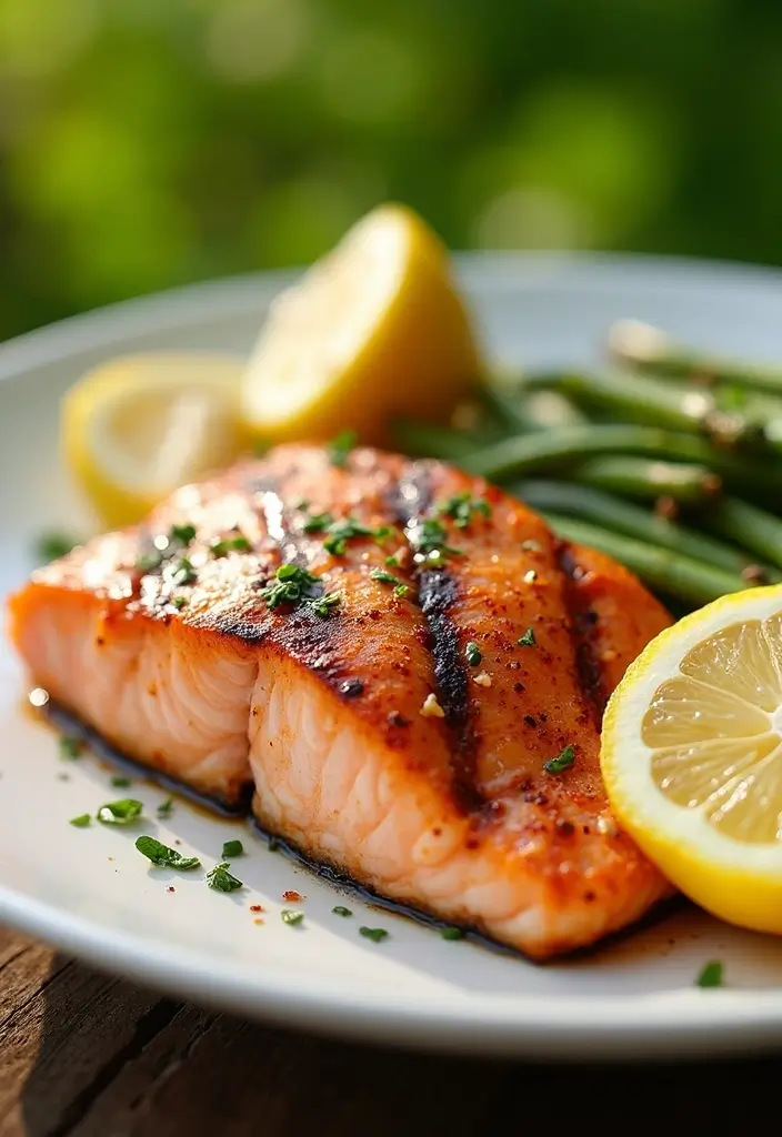 30 Best Seafood Dinner Recipes for Every Taste 8 30 Best Seafood Dinner Recipes for Every Taste - 2. Grilled Lemon Herb Salmon
