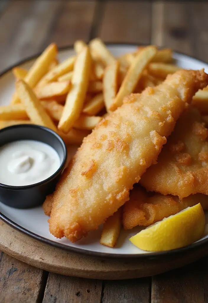 30 Best Seafood Dinner Recipes for Every Taste 152 30 Best Seafood Dinner Recipes for Every Taste - 24. Fish and Chips