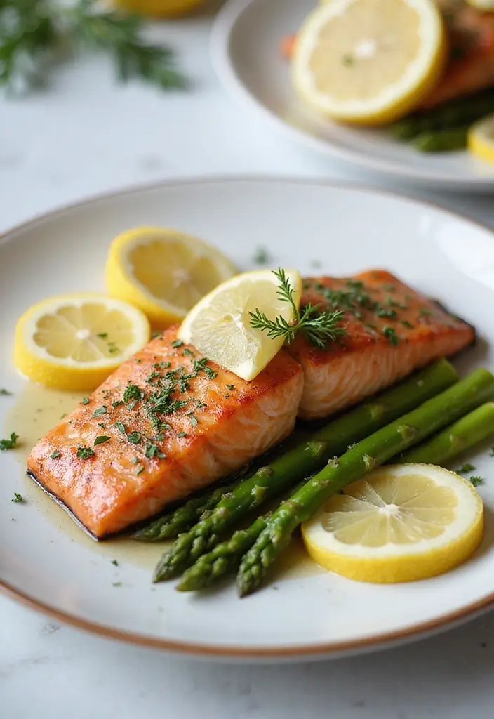30 Best Seafood Dinner Recipes for Every Taste 166 30 Best Seafood Dinner Recipes for Every Taste - 26. Roasted Salmon with Asparagus