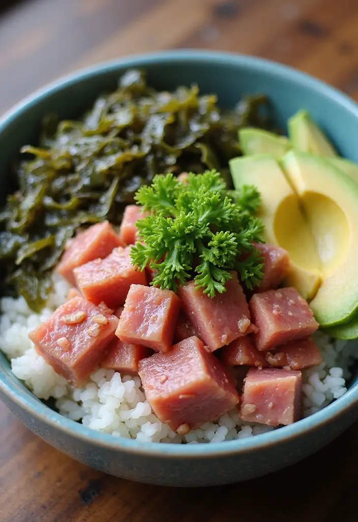 30 Best Seafood Dinner Recipes for Every Taste 13 30 Best Seafood Dinner Recipes for Every Taste - 3. Spicy Tuna Poke Bowl