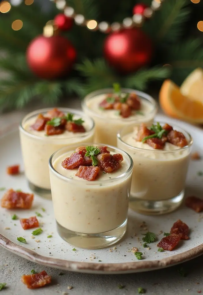 30+ Christmas Eve Seafood Recipes to Celebrate the Season - 10. Clam Chowder Shots