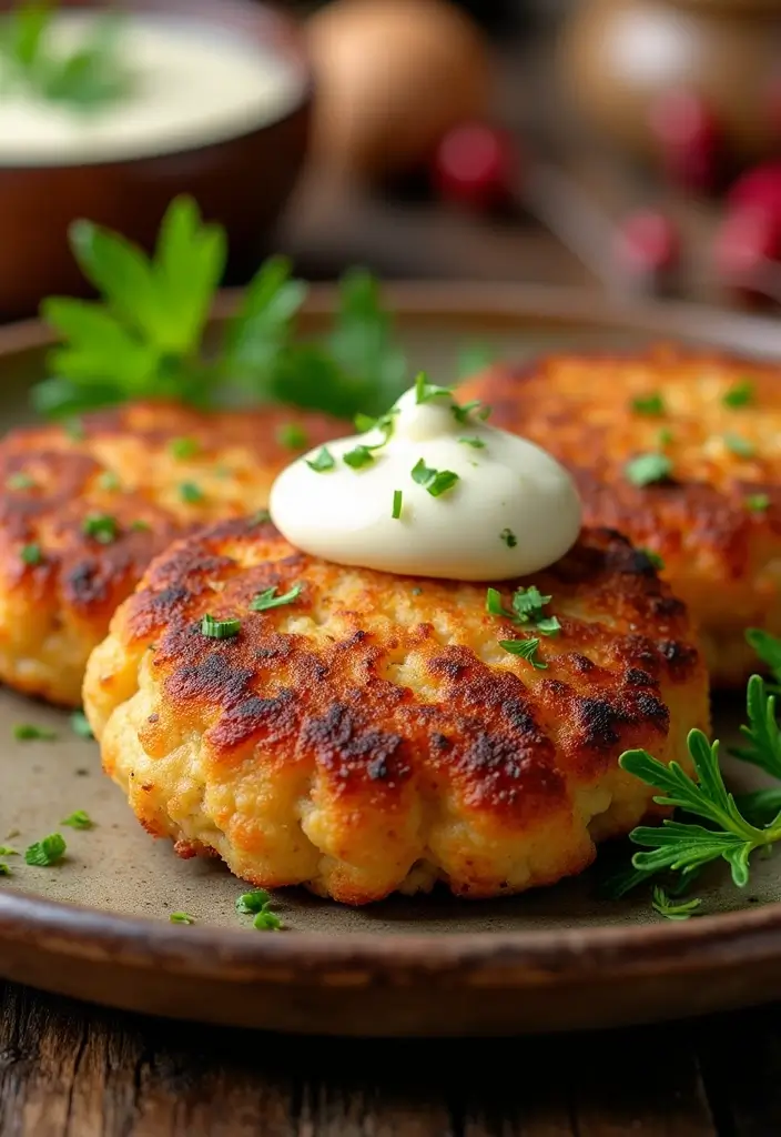 30+ Christmas Eve Seafood Recipes to Celebrate the Season - 13. Crab Cakes with Remoulade