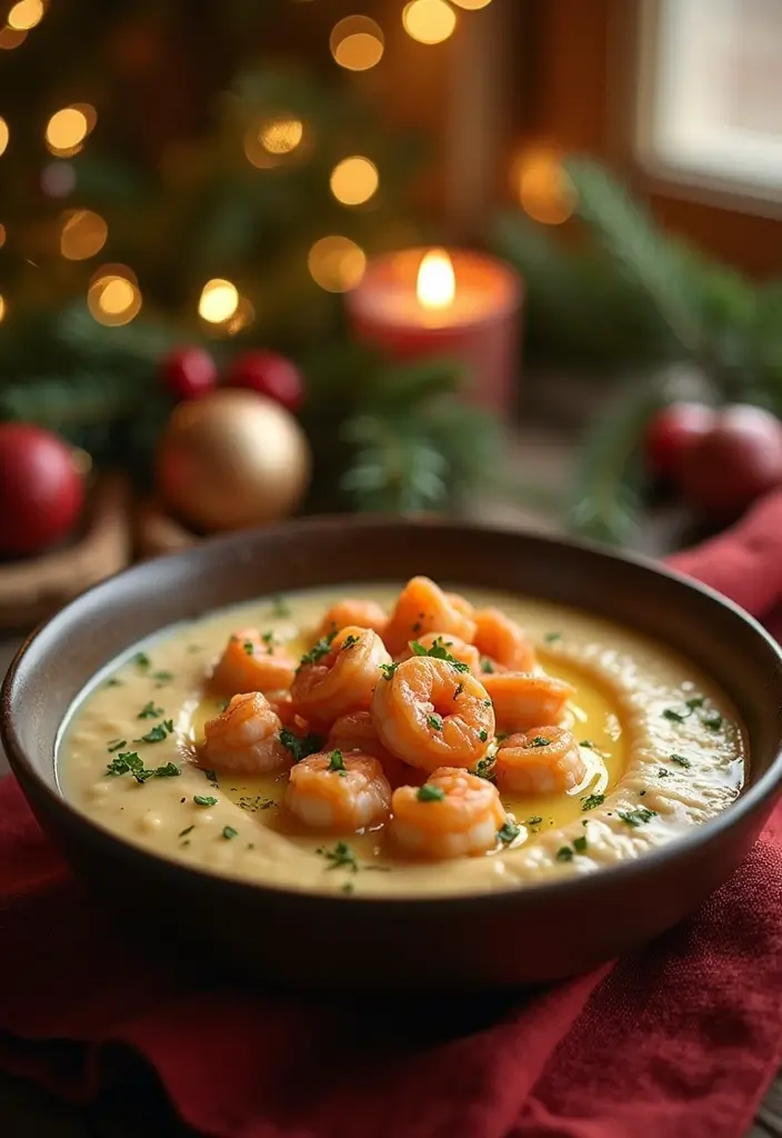 30+ Christmas Eve Seafood Recipes to Celebrate the Season - 19. Shrimp and Grits