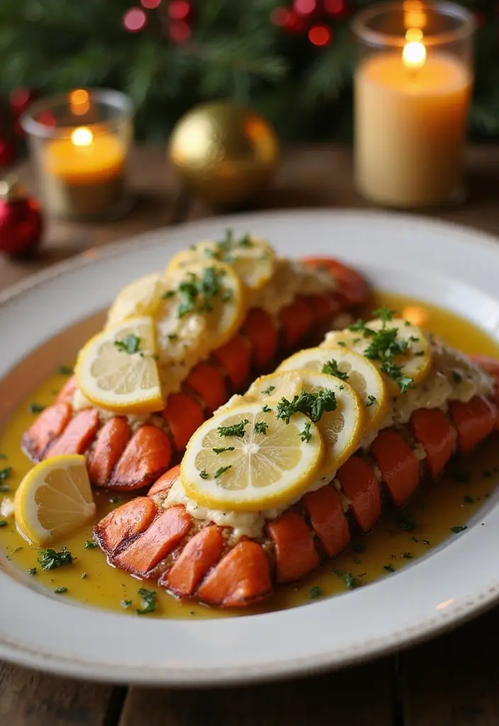 30+ Christmas Eve Seafood Recipes to Celebrate the Season - 3. Lobster Tail with Garlic Butter