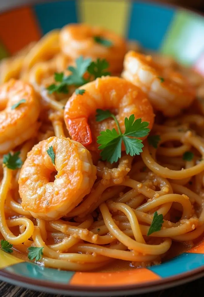 30+ Creamy Seafood Pasta Recipes You’ll Want to Make Tonight 162 30+ Creamy Seafood Pasta Recipes You’ll Want to Make Tonight - 26. Creamy Cajun Seafood Pasta