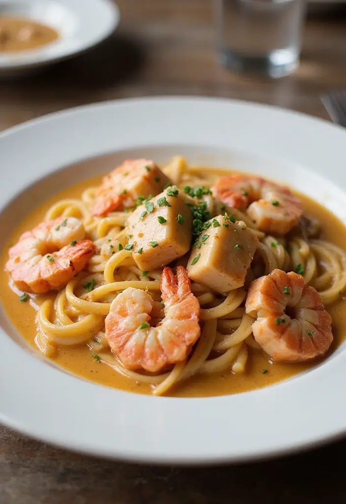 30+ Creamy Seafood Pasta Recipes You’ll Want to Make Tonight 30 30+ Creamy Seafood Pasta Recipes You’ll Want to Make Tonight - 6. Creamy Lobster Pasta