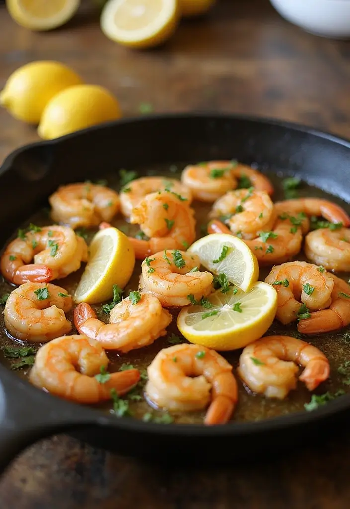 30+ Healthy Seafood Recipes for Every Day of the Week 1 30+ Healthy Seafood Recipes for Every Day of the Week - 1. Lemon Garlic Butter Shrimp