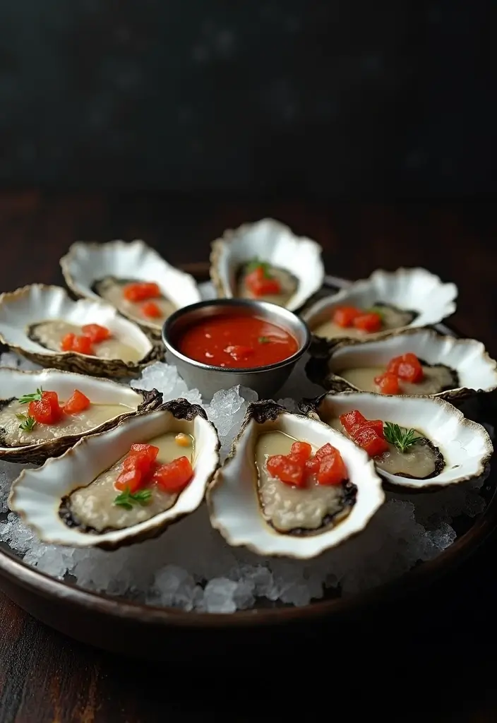 30+ Healthy Seafood Recipes for Every Day of the Week 48 30+ Healthy Seafood Recipes for Every Day of the Week - 10. Oysters with Mignonette Sauce