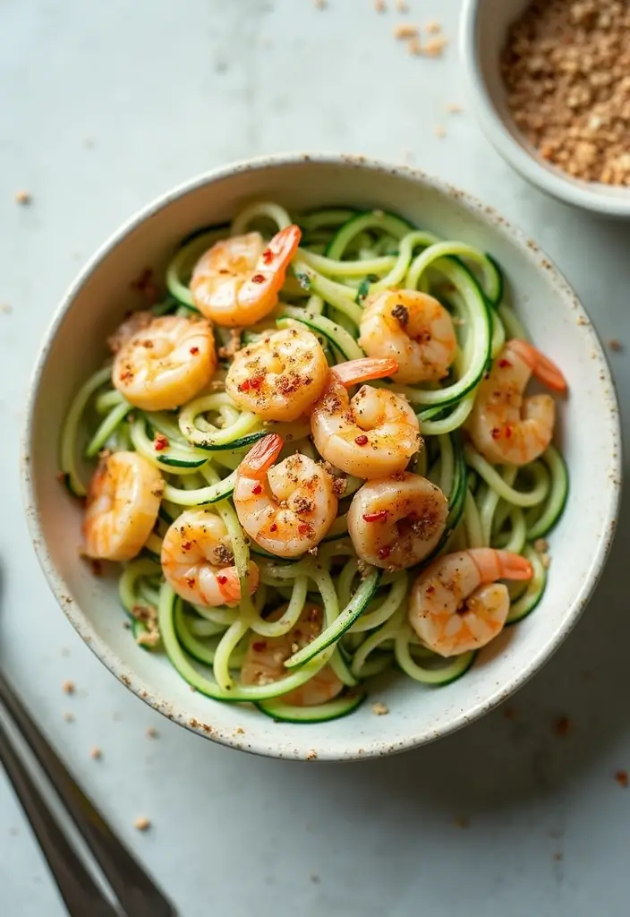 30+ Healthy Seafood Recipes for Every Day of the Week 65 30+ Healthy Seafood Recipes for Every Day of the Week - 13. Shrimp and Zucchini Noodles