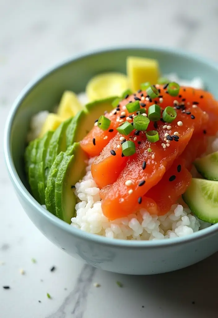 30+ Healthy Seafood Recipes for Every Day of the Week 4 30+ Healthy Seafood Recipes for Every Day of the Week - 2. Spicy Tuna Sushi Bowls