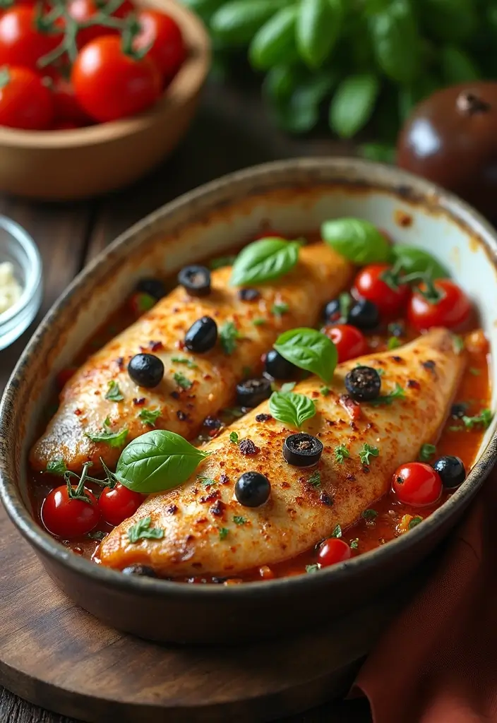 30+ Healthy Seafood Recipes for Every Day of the Week 9 30+ Healthy Seafood Recipes for Every Day of the Week - 3. Mediterranean Baked Fish