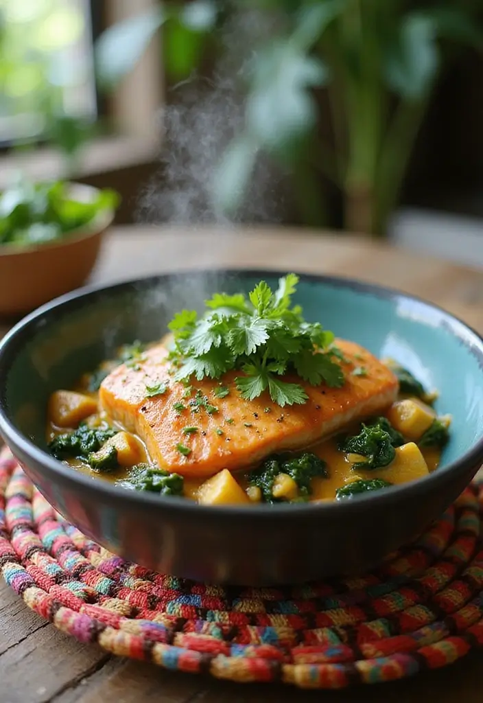 30+ Healthy Seafood Recipes for Every Day of the Week 14 30+ Healthy Seafood Recipes for Every Day of the Week - 4. Coconut Curry Salmon