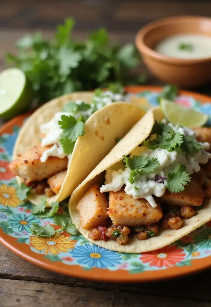 30+ Healthy Seafood Recipes for Every Day of the Week 41 30+ Healthy Seafood Recipes for Every Day of the Week - 9. Fish Tacos with Cilantro Lime Slaw