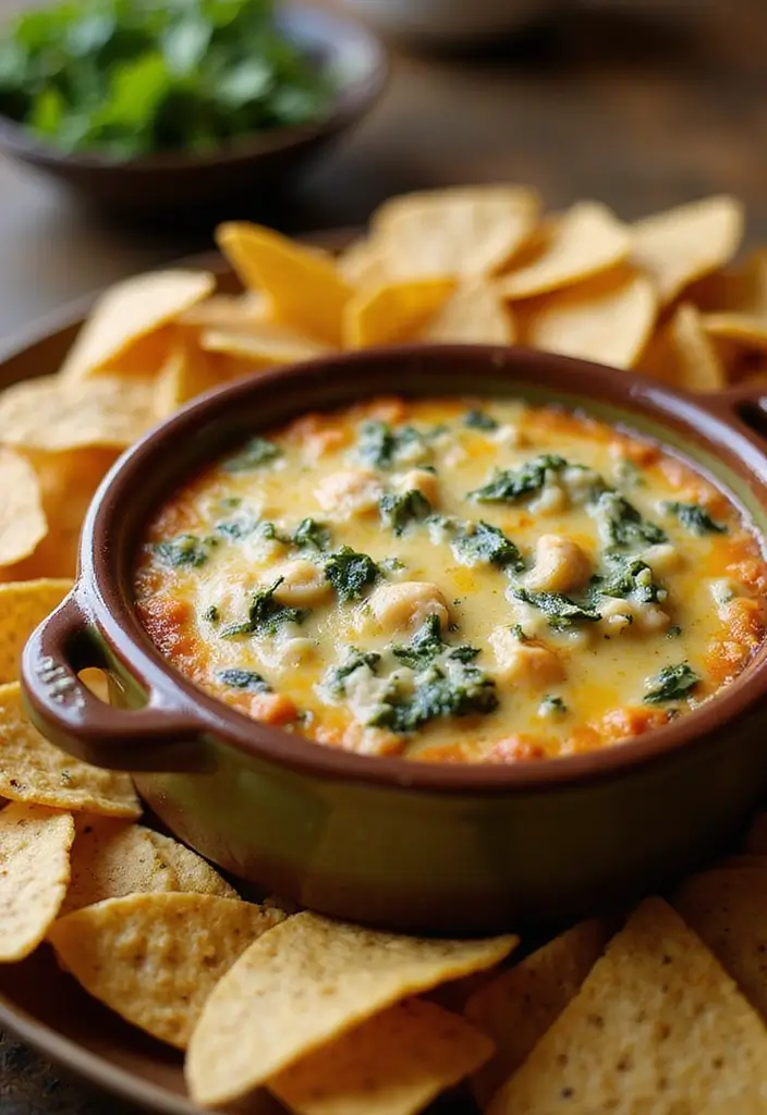 30+ Hot Seafood Dip Recipes for Parties and Game Nights 1 30+ Hot Seafood Dip Recipes for Parties and Game Nights - 1. Creamy Crab and Spinach Dip