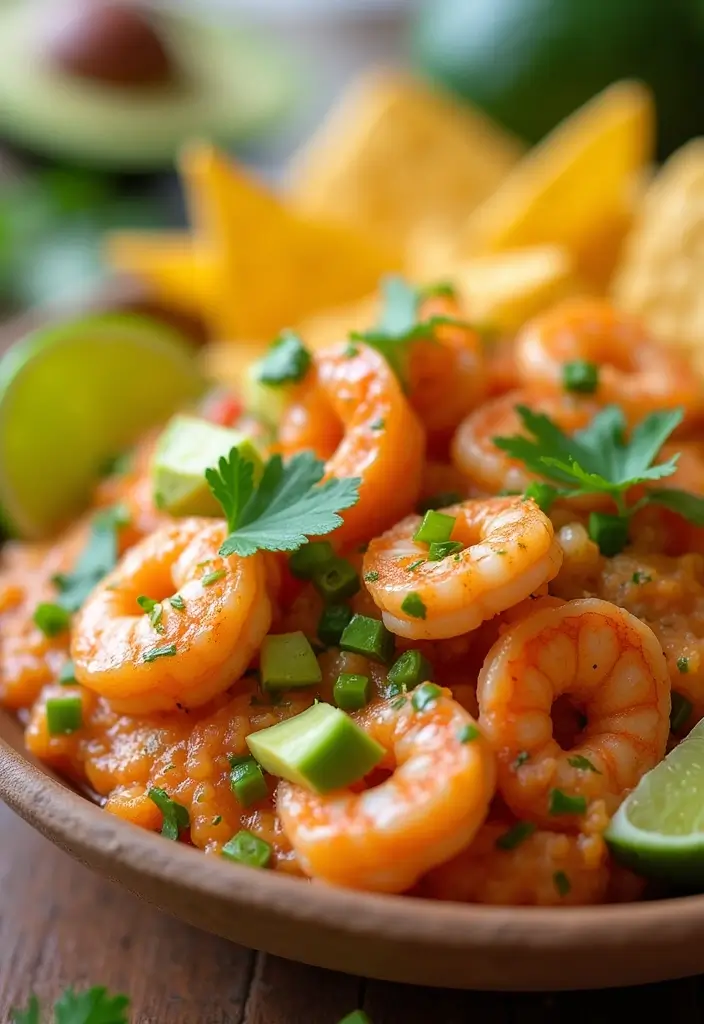 30+ Hot Seafood Dip Recipes for Parties and Game Nights 121 30+ Hot Seafood Dip Recipes for Parties and Game Nights - 19. Zesty Shrimp and Avocado Salsa Dip