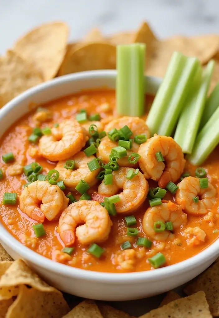 30+ Hot Seafood Dip Recipes for Parties and Game Nights 8 30+ Hot Seafood Dip Recipes for Parties and Game Nights - 2. Spicy Shrimp Dip