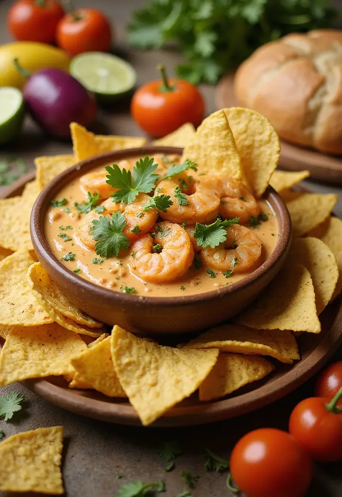 30+ Hot Seafood Dip Recipes for Parties and Game Nights 149 30+ Hot Seafood Dip Recipes for Parties and Game Nights - 23. Spicy Cilantro Shrimp Dip