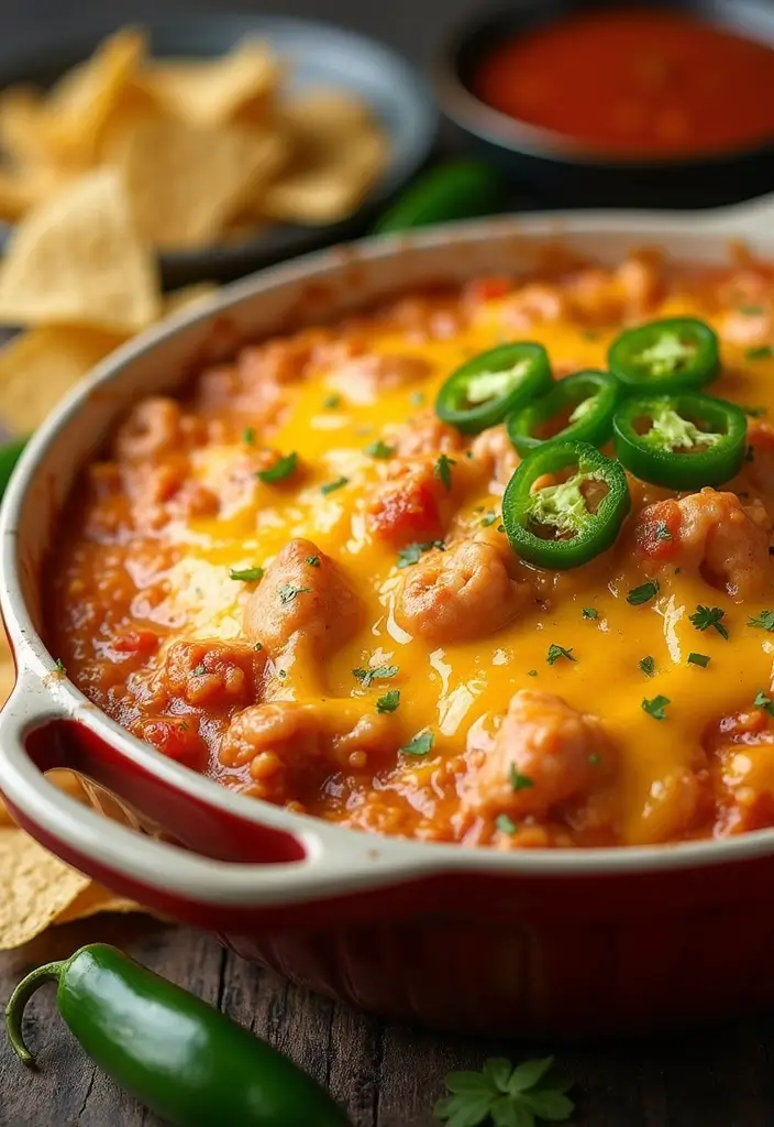 30+ Hot Seafood Dip Recipes for Parties and Game Nights 41 30+ Hot Seafood Dip Recipes for Parties and Game Nights - 7. Cheesy Seafood Nacho Dip